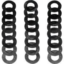 Valve Spring Seat Shims — 0.060", 0.030", 0.015" shims, 1.200" OD, 0.570" ID, 24 pack