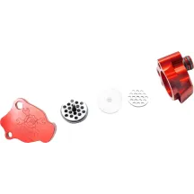Cylinder Head Breathers — Anodized red