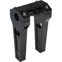 Risers de alto rendimiento — diámetro de sujeción 1", elevación 6", negro anodizado
