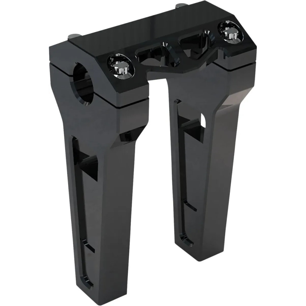 Risers de alto rendimiento — diámetro de sujeción 1", elevación 6", negro anodizado