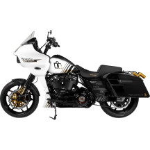 Scorpion Series Derby Cover — Black anodized, 5-hole mounting