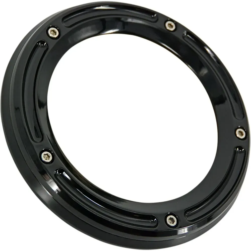 Assault Derby Cover with Window — Black gloss, 6061-T6 aluminum