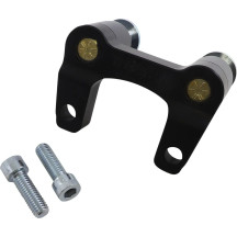 Adaptador de riser para Street Glide — Elevación 60.3 mm (2-3/8"), Retroceso 40 mm (1-5/8"), rosca 1/2-13, Negro