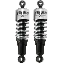 Slammer Shocks — 267 mm (10.5") eye-to-eye, rear, pair, Black
