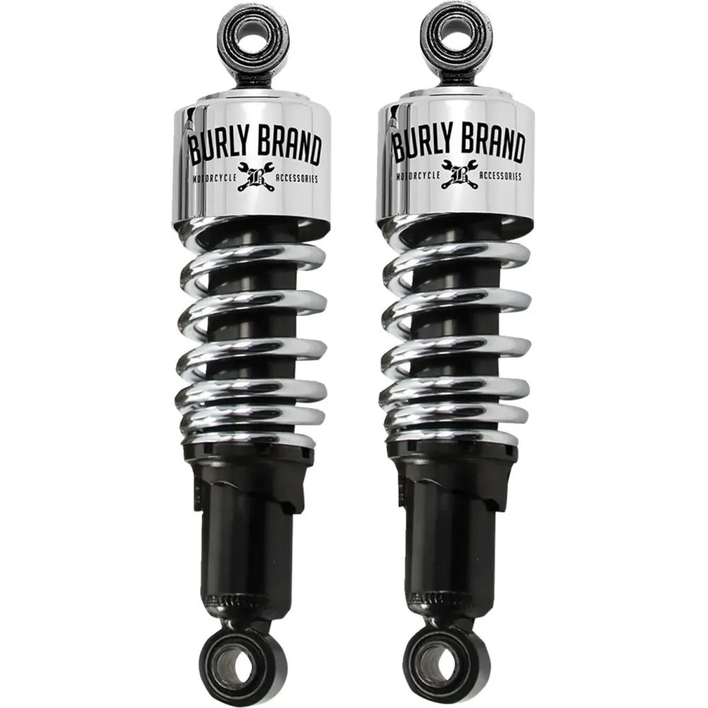 Amortiguadores Slammer — 267 mm (10,5") ojo a ojo, trasero, par, Negro