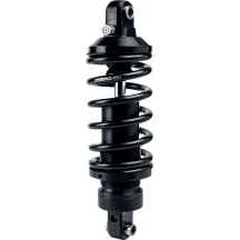REVO-A Adjustable M-Eight Softail Coil Suspension — 13", standard, black anodized