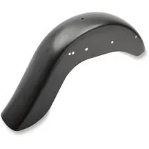 Guardabarros trasero — Negro, 99,7 cm longitud de contorno, 17,8 cm ancho de montaje interior