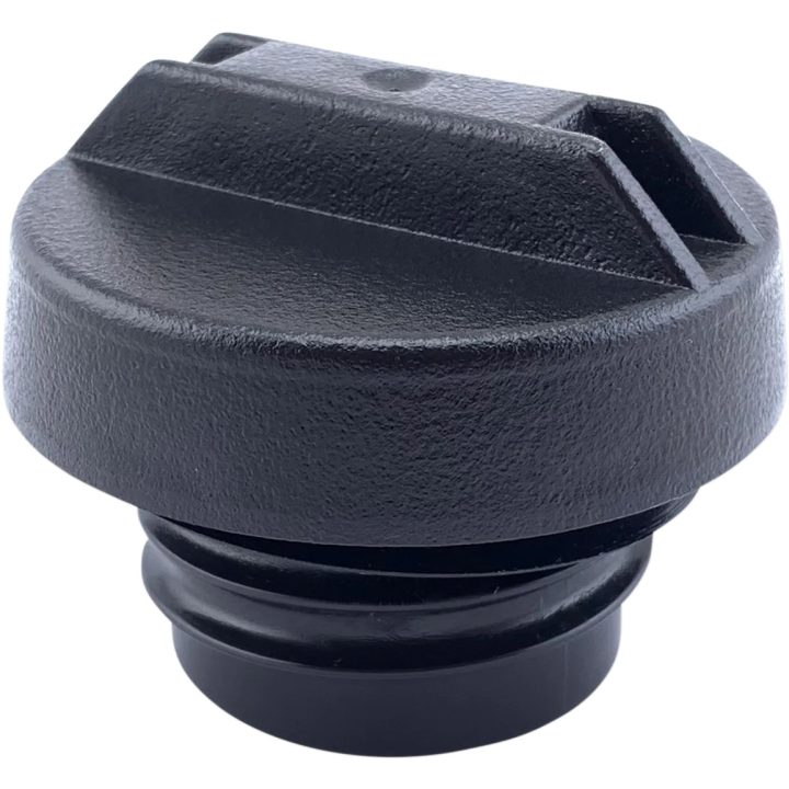 Tapón de gasolina roscado estilo Dresser — Negro, Rosca, Ventilado