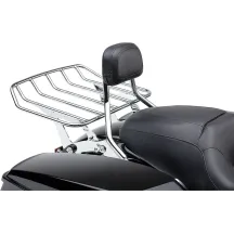 Short Detachable Backrest — 6.5" x 4.5", Chrome