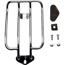 6" Solo Luggage Rack — 6" (15 cm) width, 11" (28 cm) length, Chrome