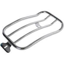 7" Solo Luggage Rack — 7" wide, 12" long, Chrome