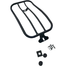 7" Solo Luggage Rack — 12" length, Black gloss