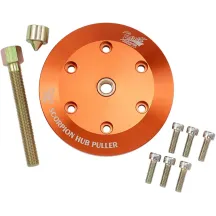 Extractor de cubo de embrague Scorpion — Naranja, anodizado