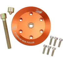 Extractor de cubo de embrague Scorpion — Naranja, anodizado