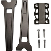 Elevadores de rendimiento — Altura 25,5 cm (10"), Abrazadera 25,4 mm (1"), Aluminio, Bronce con recubrimiento en polvo