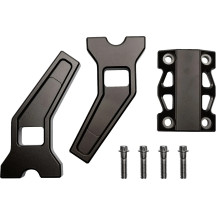 Elevadores de alto rendimiento — abrazadera 25.4 mm (1"), retroceso 50.8 mm, elevación 150 mm, bronce acabado en polvo