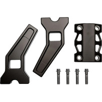 Elevadores de alto rendimiento — abrazadera 25.4 mm (1"), retroceso 50.8 mm, elevación 150 mm, bronce acabado en polvo