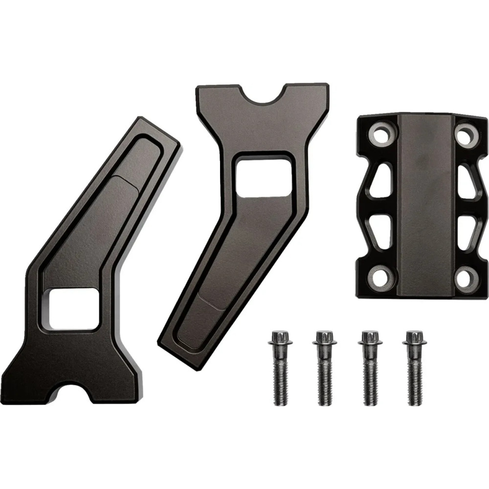 Elevadores de alto rendimiento — abrazadera 25.4 mm (1"), retroceso 50.8 mm, elevación 150 mm, bronce acabado en polvo