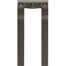 Elevadores de rendimiento — diámetro de sujeción 32 mm (1-1/4"), elevación 20,5 cm (8"), bronce con acabado en polvo