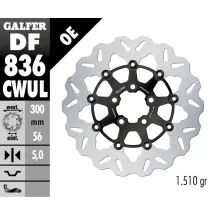 Brake Rotors — 5-hole bolt pattern, stainless steel, two-piece floating