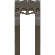 Elevadores de alto rendimiento — diámetro de abrazadera 32 mm, 50,8 mm retroceso, 20,5 cm elevación, bronce con acabado en polvo