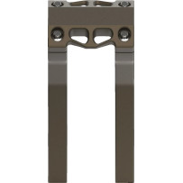 Elevadores de alto rendimiento — diámetro de abrazadera 32 mm, 50,8 mm retroceso, 20,5 cm elevación, bronce con acabado en polvo