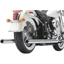 Sistema de escape Bad Hombre Dual — 63.5 mm (2.5"), apto para '86-'96 FXST/FLST