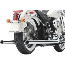 Sistema de escape Bad Hombre Dual — 63.5 mm (2.5"), apto para '86-'96 FXST/FLST