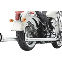 Sistema de escape Bad Hombre Dual — silenciador 63,5 mm (2-1/2"), 2-into-2, cromado