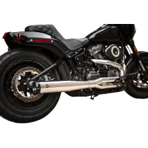 SuperStreet 2:1 Exhaust System — 2-Into-1 system, Stainless steel, Black