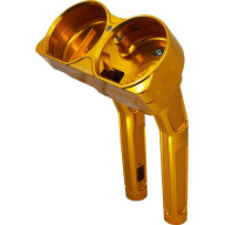 Elevador de manillar Method Kickback — abrazadera 1", retroceso 1-1/2", elevación 10", oro