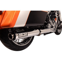 Supersport Slip-On Mufflers — 4" outer diameter, Chrome