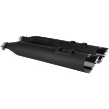 Razorback 450 Silenciadores Slip-On — 11,5 cm de diámetro exterior, negro