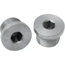 O2 Sensor Port Plugs — 18 mm, 1.5 mm pitch, pair