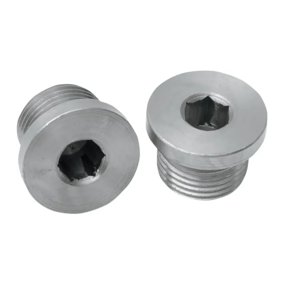 O2 Sensor Port Plugs — 18 mm, 1.5 mm pitch, pair