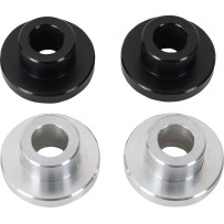 Solid Riser Bushing Kit — Black, Aluminum