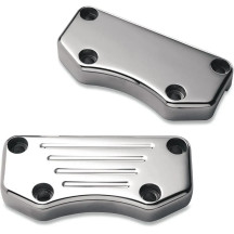 Billet Aluminum Top Handlebar Clamp — 25.4 mm (1") clamping diameter, 3.5" center-to-center riser spacing