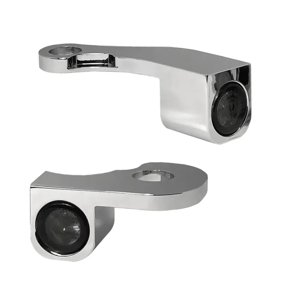 NANO Series Handlebar Turn Signals — 12V, Front left/right, Chrome