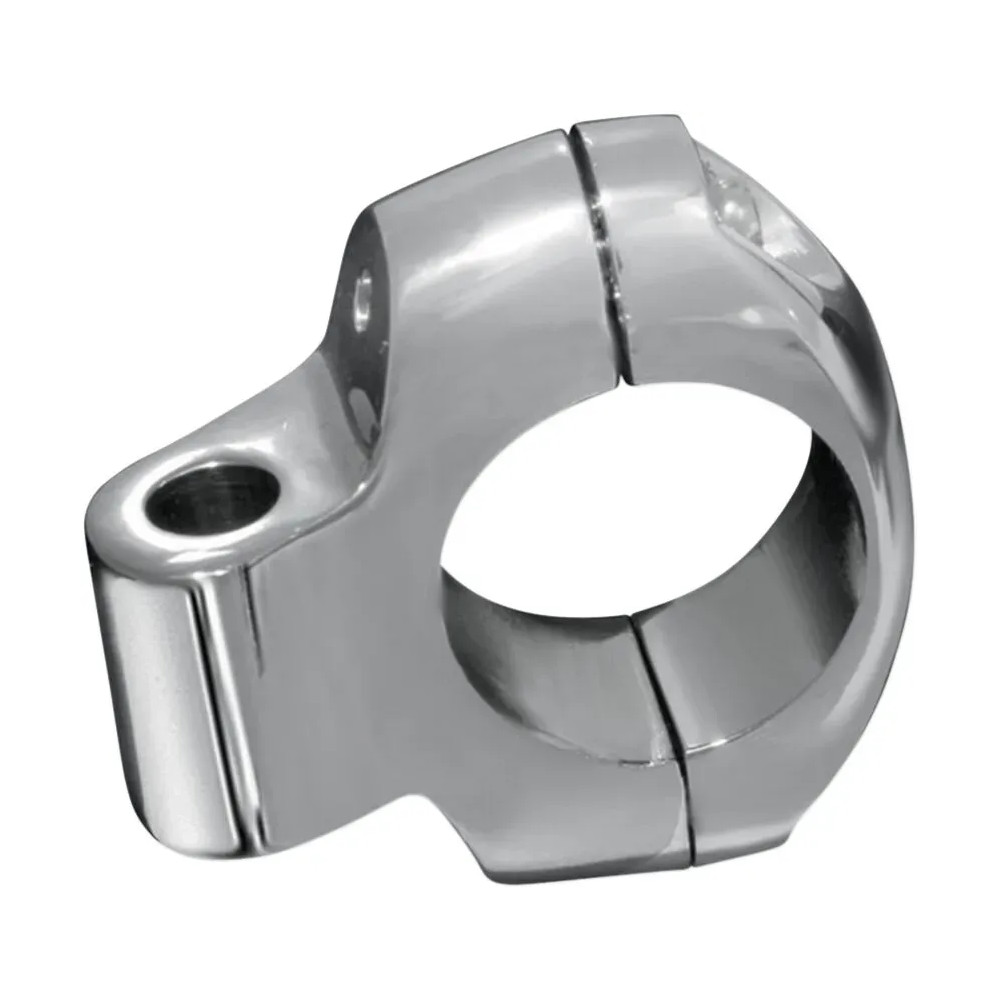 Accessory Mount — 31.8 mm handlebar fit, chrome, 1/2" inside diameter