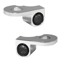 NANO Series Handlebar Turn Signals — Front left/right, 12V, Chrome
