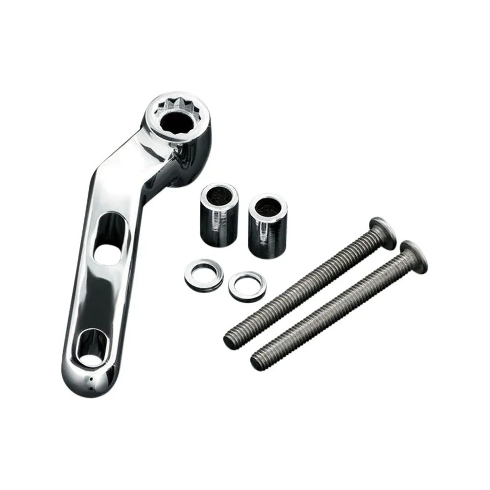 Soporte para accesorios — orificio pasante 5/16", acabado cromado