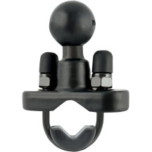 Universal Ball Mount — 31.8 mm handlebar diameter (1-1/4"), Black