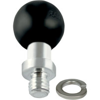 Universal Ball Mount — 1" rubber ball, black powder-coated