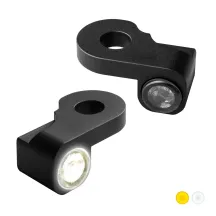NANO Series Handlebar Turn Signals — 12V, Black, for Harley-Davidson®