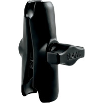Double Socket Arm — 3", fits 1" rubber ball, Black