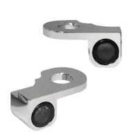 NANO Series Handlebar Turn Signals — 12V, Chrome, for Harley‑Davidson®