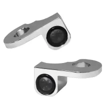 NANO Series Handlebar Turn Signals — 12V, with position light, chrome