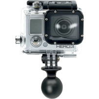 GoPro® Camera Adapter — 1" ball, GoPro compatible, Black