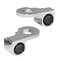 NANO Series Handlebar Turn Signals — 12 V, Chrome, Harley Davidson®
