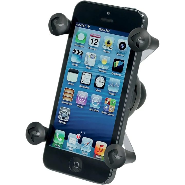 Universal X-Grip® Cell Phone Cradle with 1" Ball — 1" ball, Black